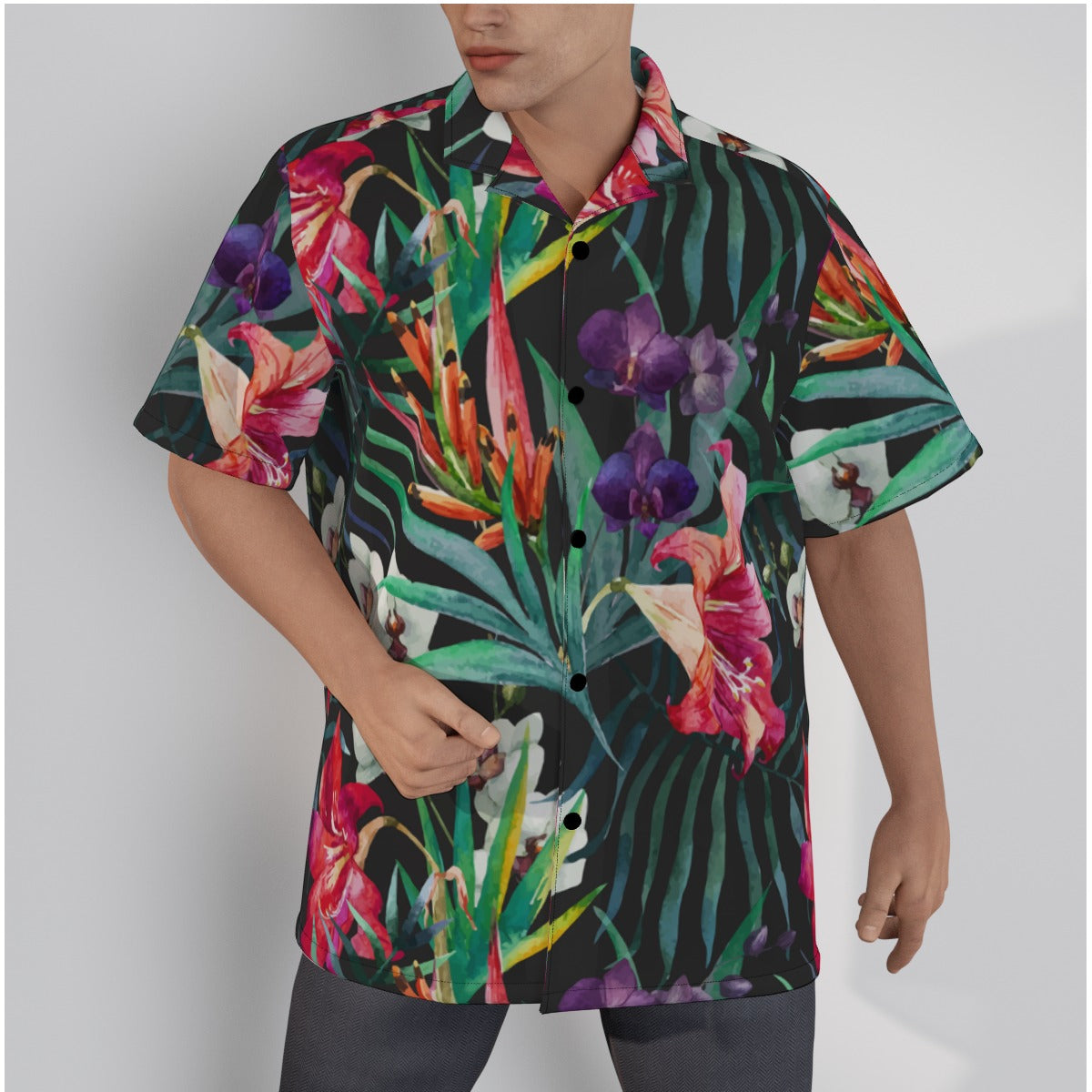 Classic Hawaiian Button Shirt