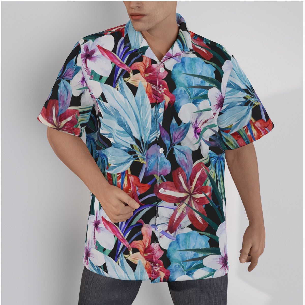 Classic Hawaiian Button Shirt