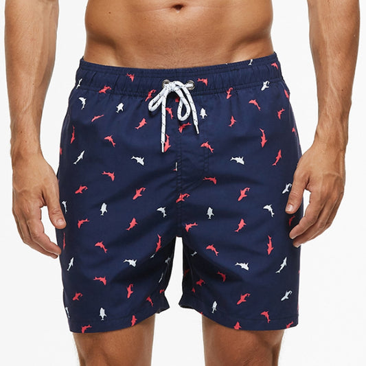 Casual Beach Shorts w/ Drawstrings
