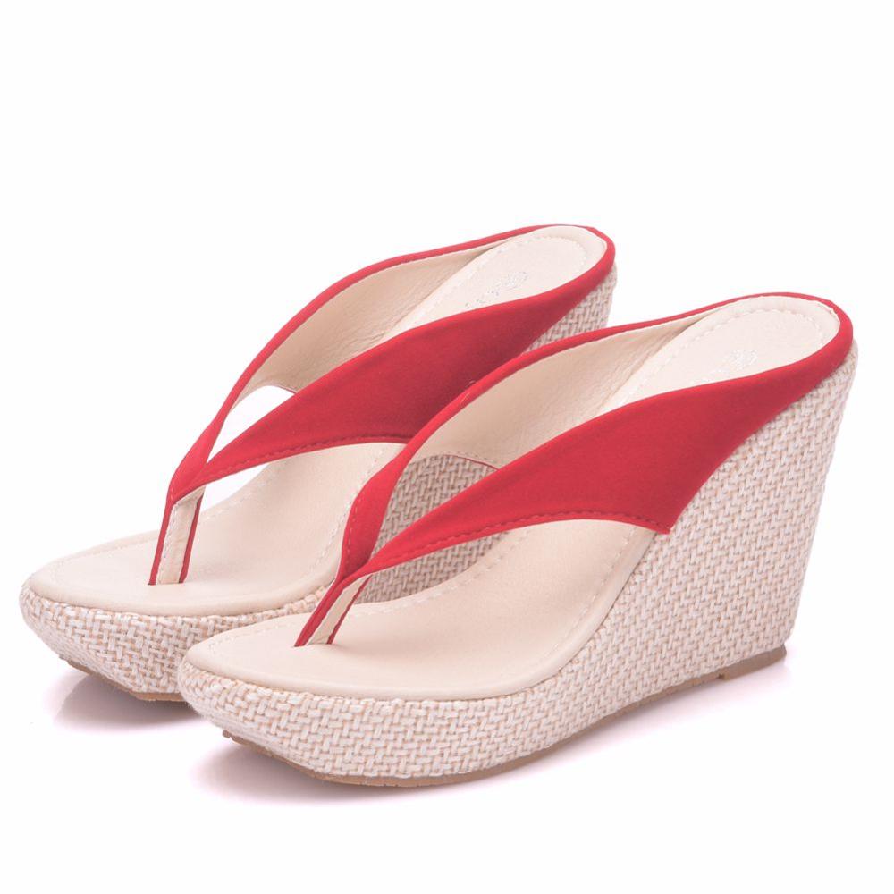 Zena Woven Platform Wedges