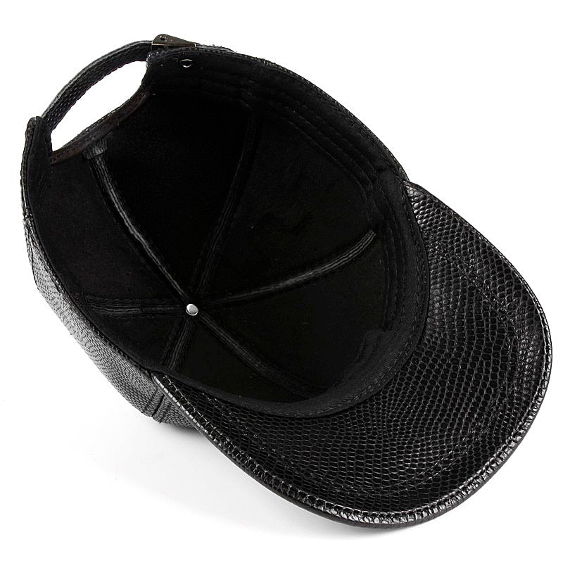 Classic Leather Baseball Cap