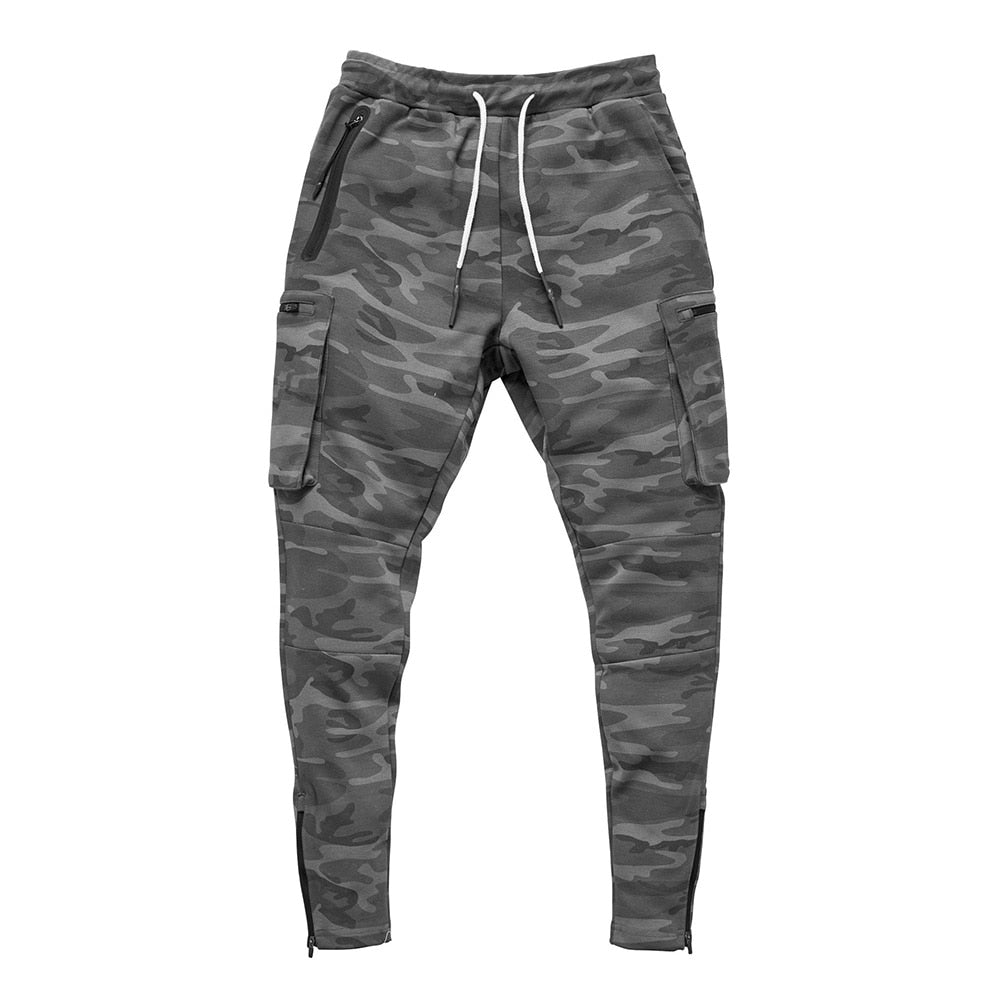 Zipper Pockets Jogger Sweatpants