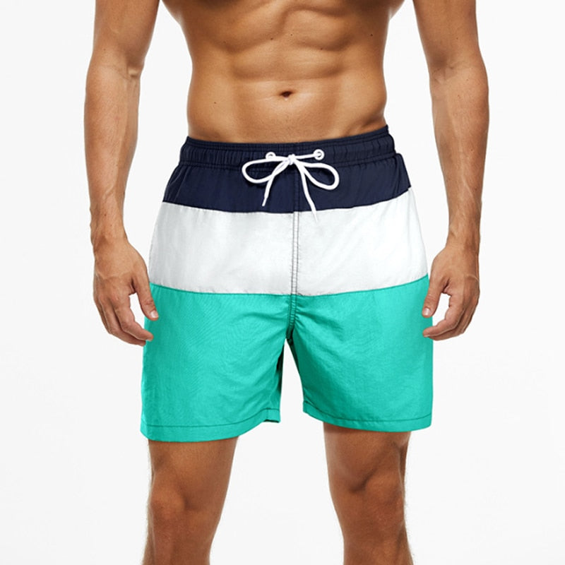 Casual Beach Shorts w/ Drawstrings