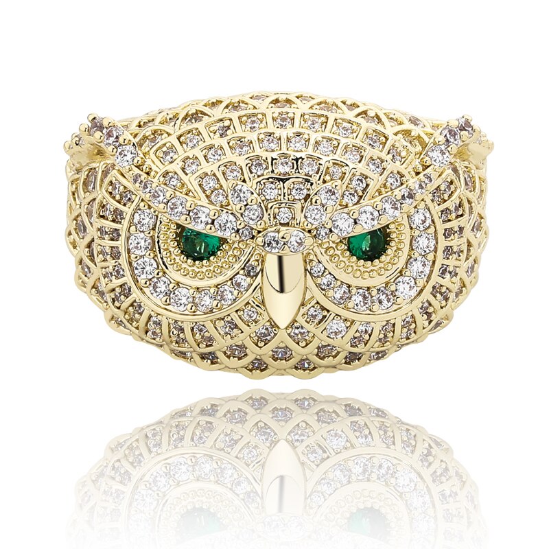 Crystal Owl Ring