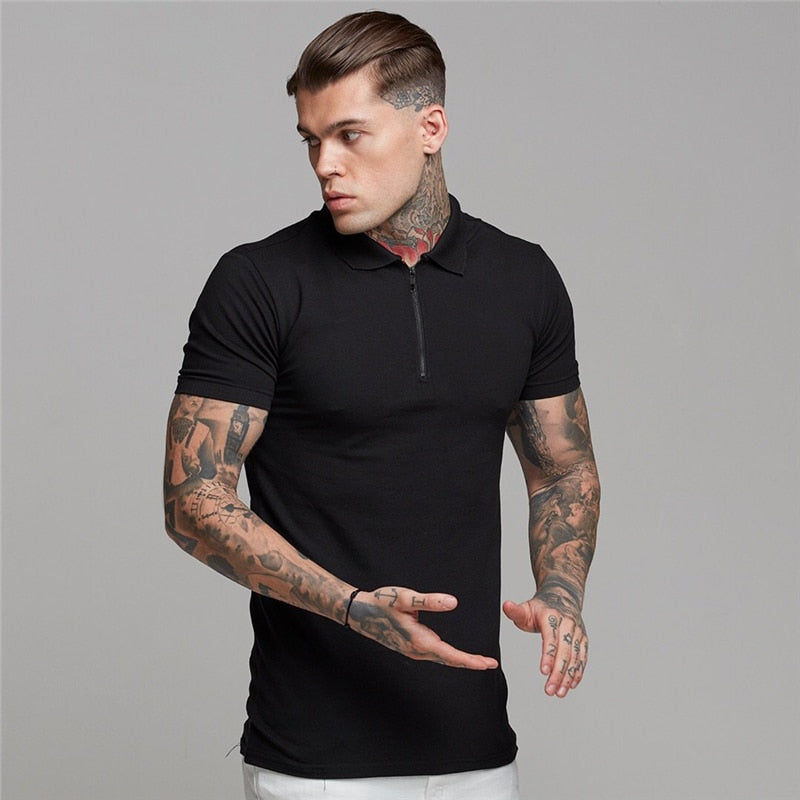 Casual Short Sleeve Polo Shirt