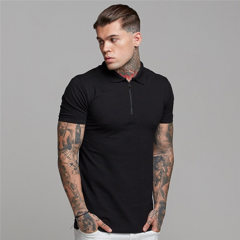 Casual Short Sleeve Polo Shirt