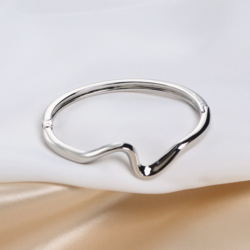 Ripple Bangle Bracelet