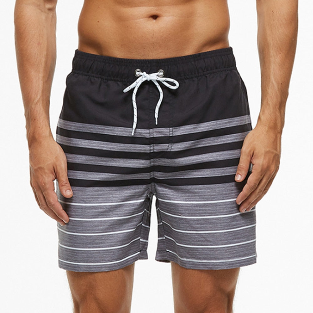 Casual Beach Shorts w/ Drawstrings