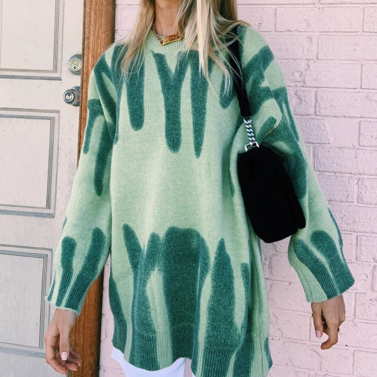 Knitted Vintage Oversized Pullover Sweater