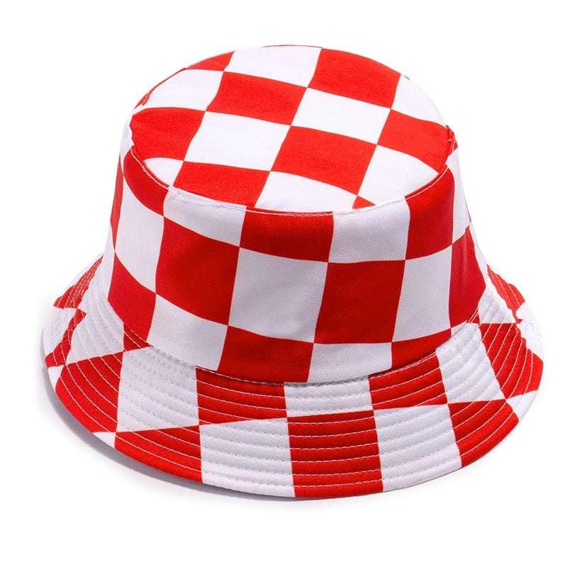 Checkered Bucket Hat