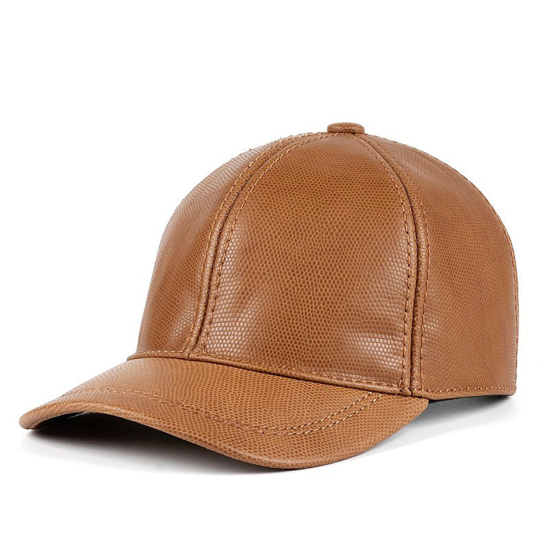 Classic Leather Baseball Cap