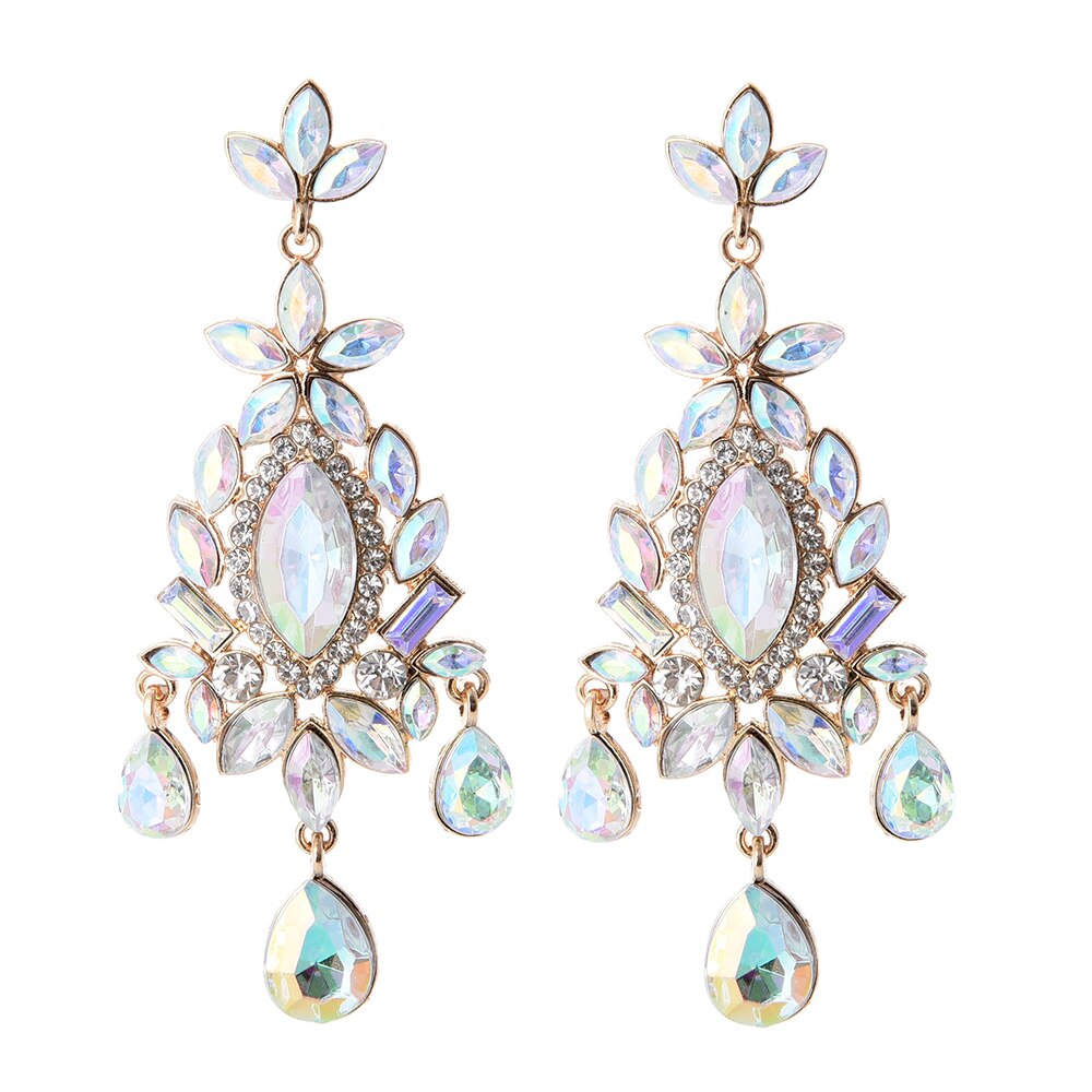 Crystal Drop Dangle Earrings