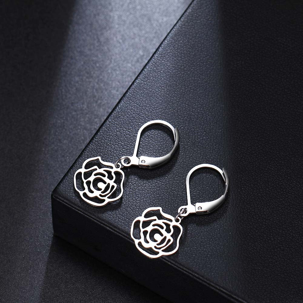 Rose Dangle Earrings