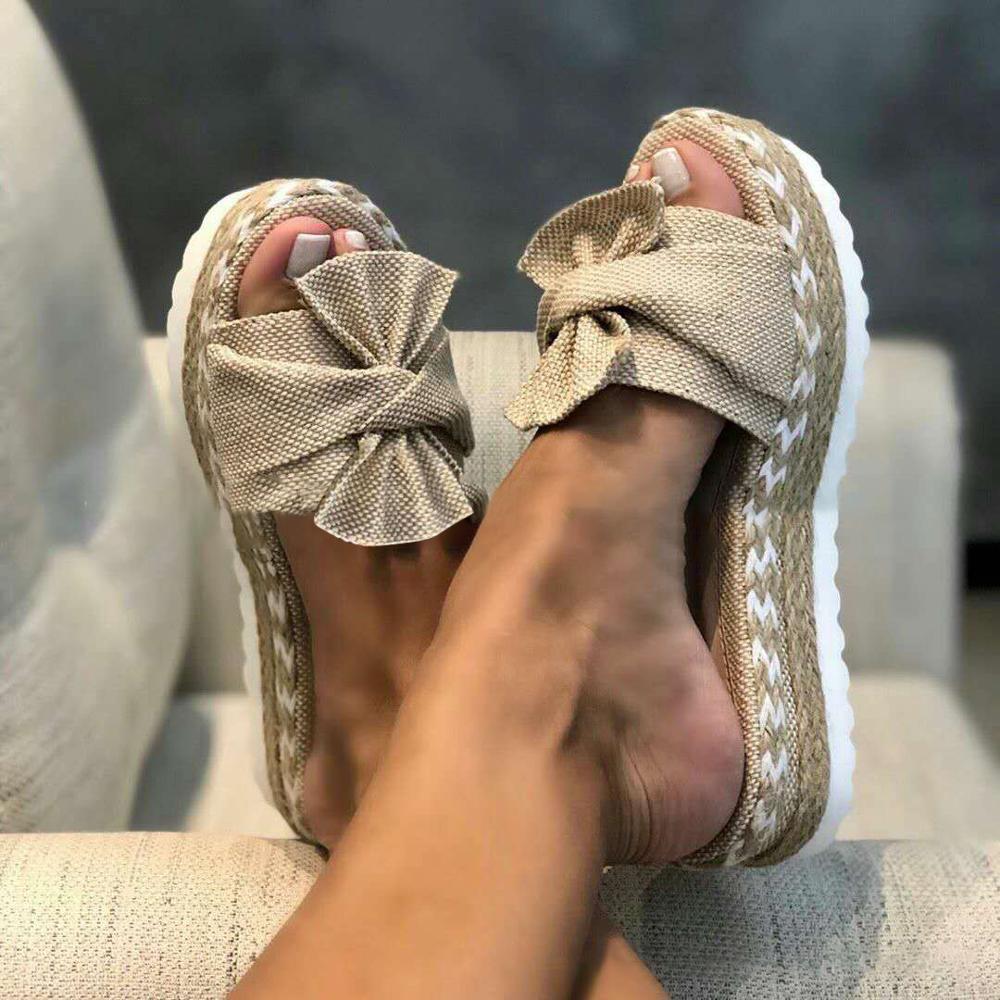 Keep It Cool Platform Bow Wedges