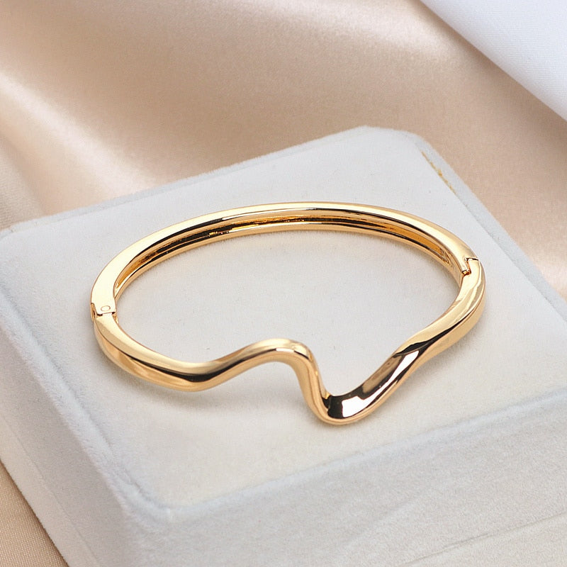 Ripple Bangle Bracelet