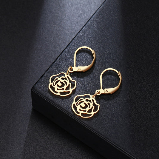 Rose Dangle Earrings