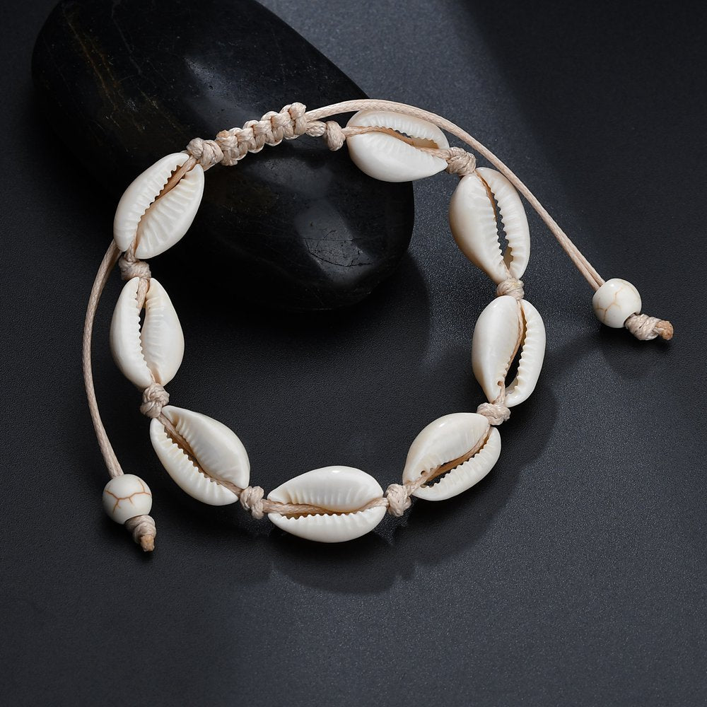 Bohemian Natural Shell Anklet