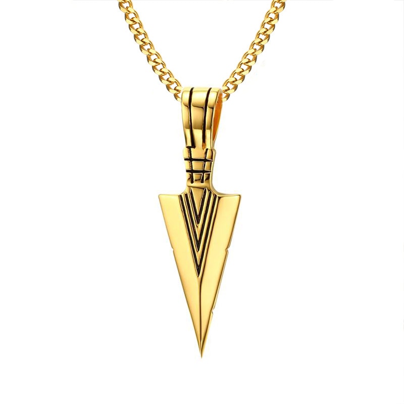 Arrow Pendant Chain Necklace