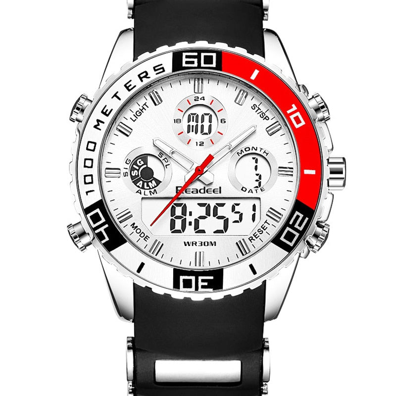 Waterproof Sports LED Display Watch