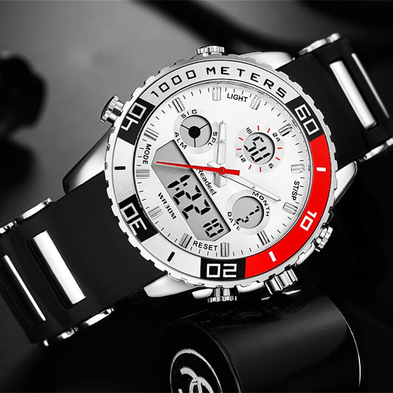 Waterproof Sports LED Display Watch