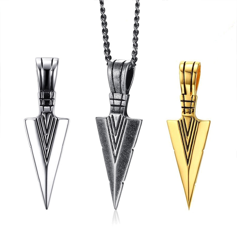 Arrow Pendant Chain Necklace