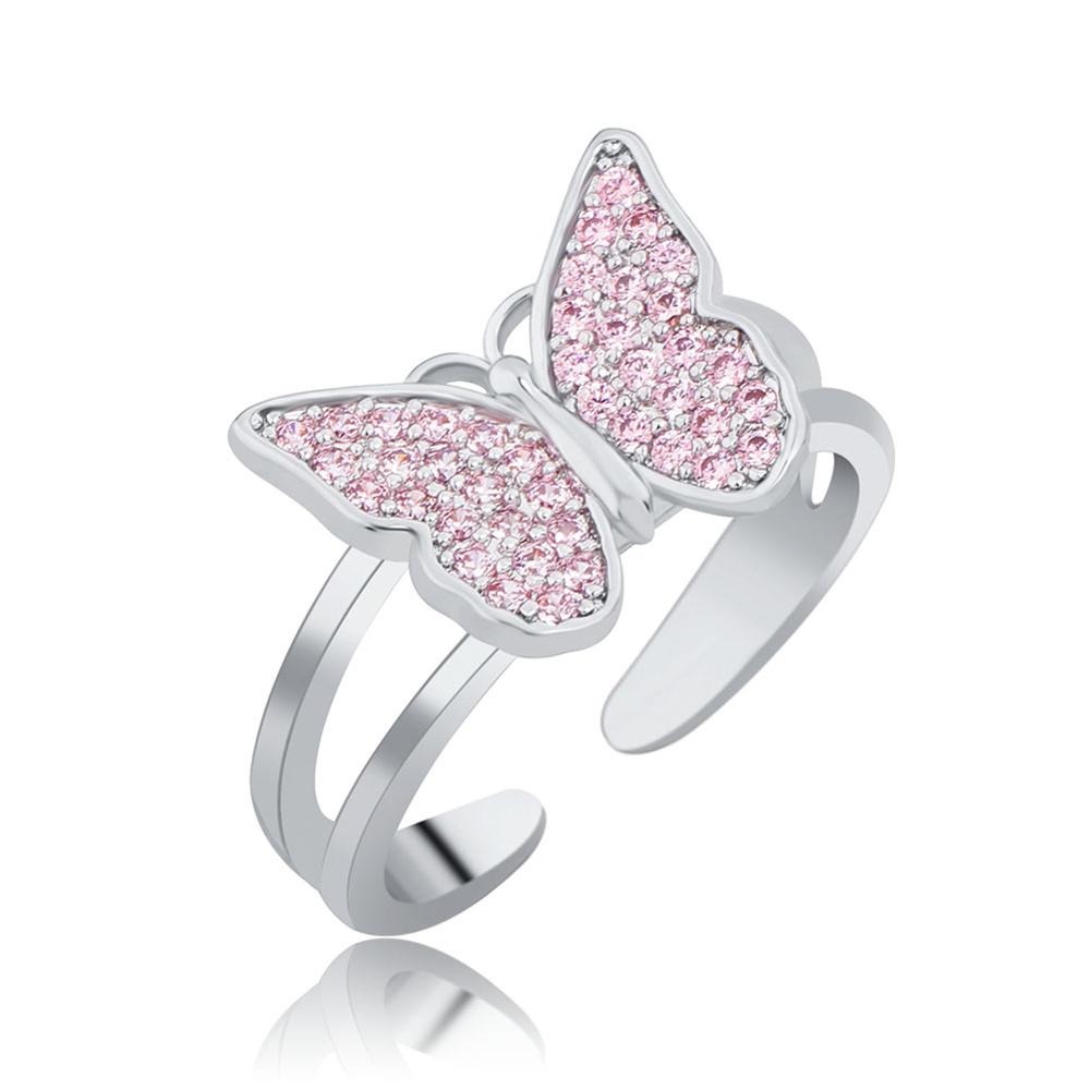 Crystal Butterfly Ring