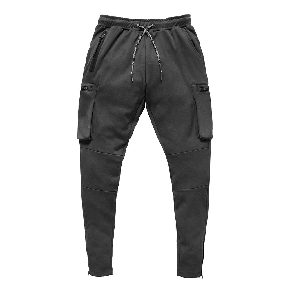 Zipper Pockets Jogger Sweatpants