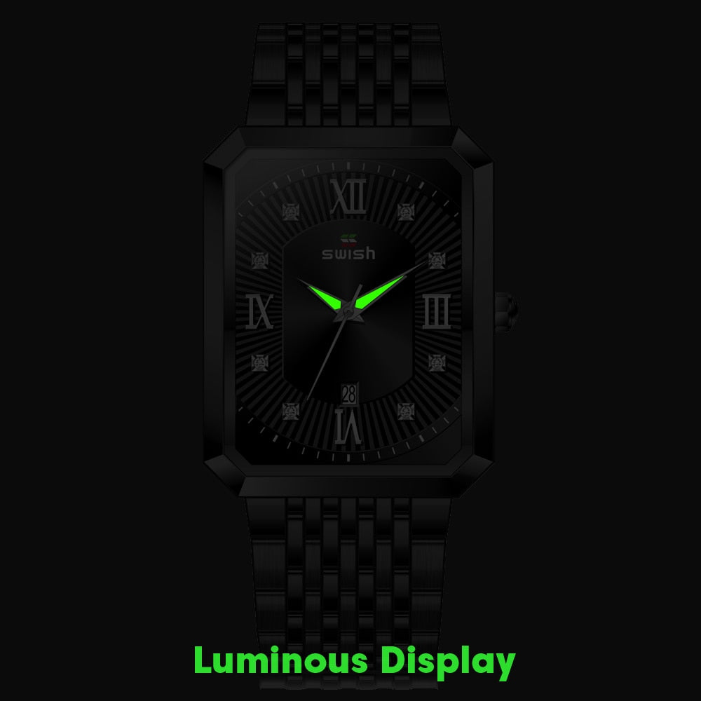 Rectangle Waterproof Watch