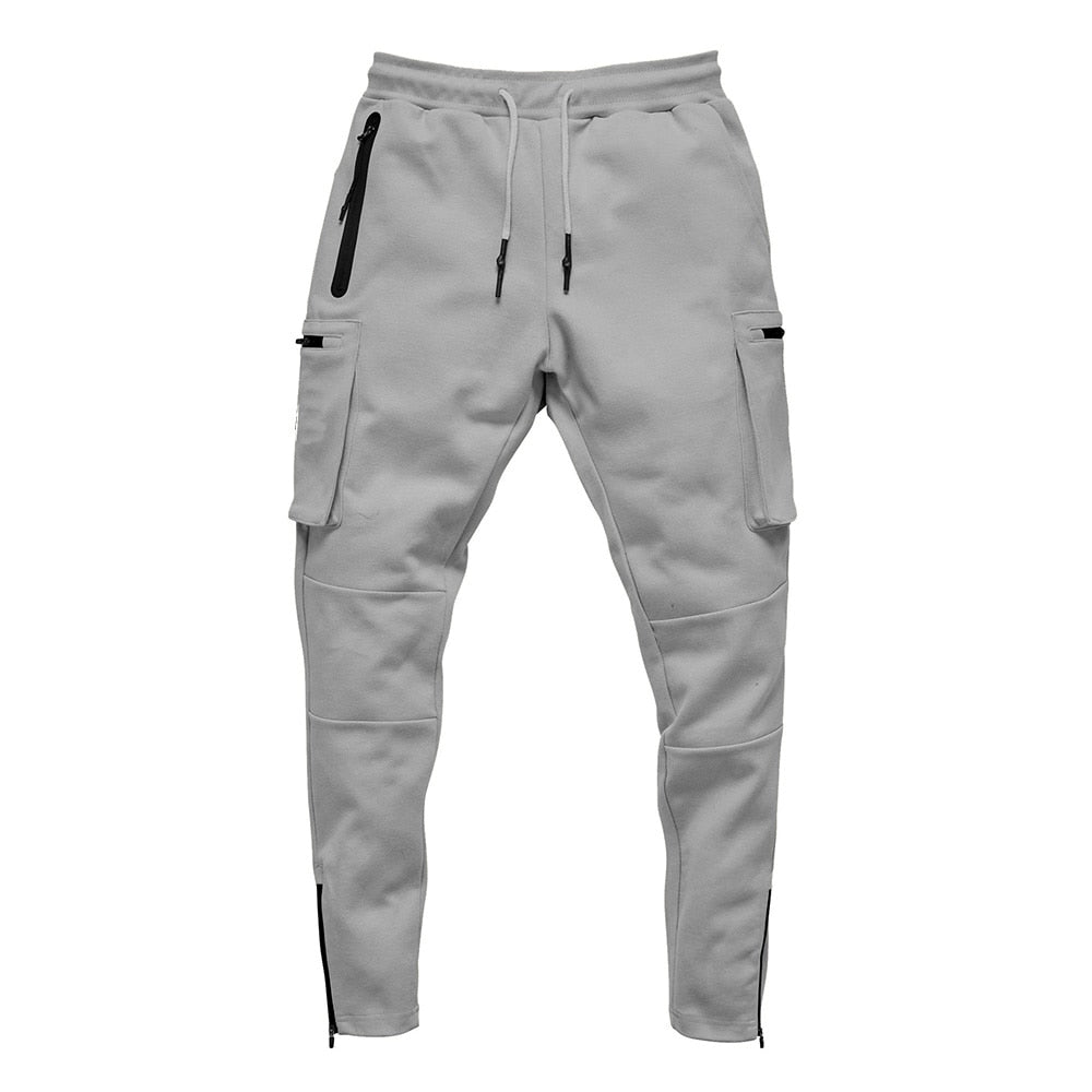 Zipper Pockets Jogger Sweatpants