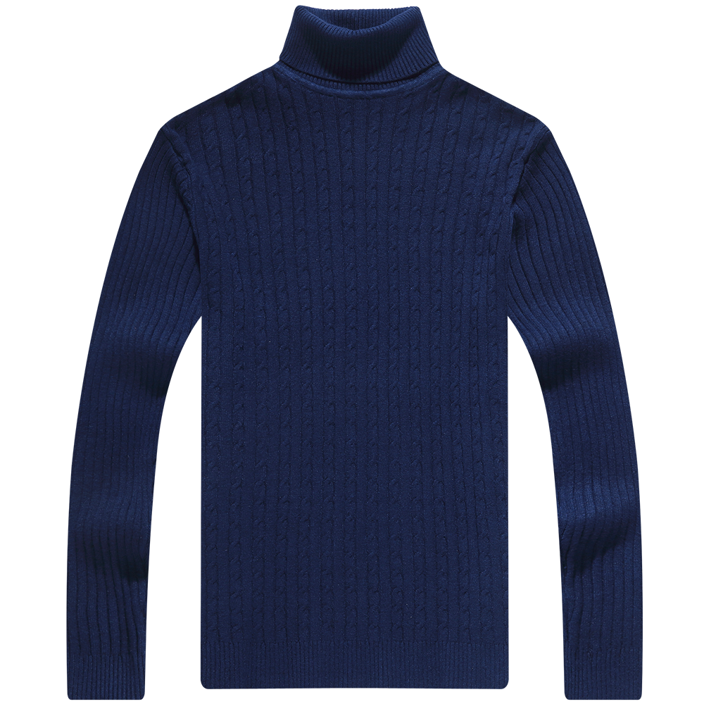 Knitted Turtleneck Pullover Sweater