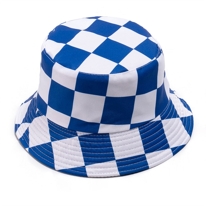 Checkered Bucket Hat