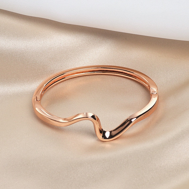 Ripple Bangle Bracelet