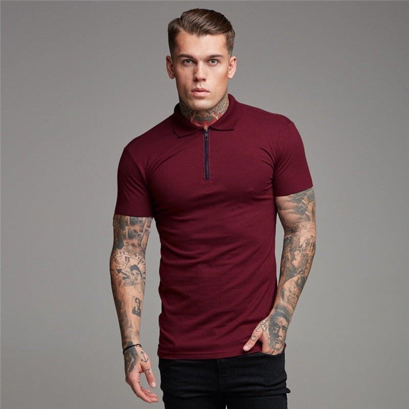 Casual Short Sleeve Polo Shirt