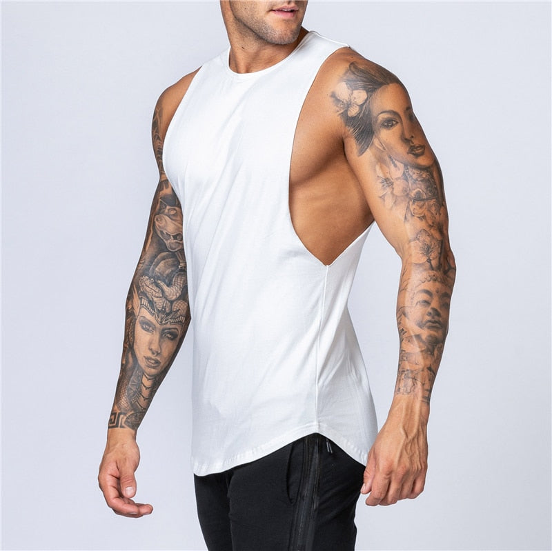 Classic Sleeveless Cotton Activewear T-Shirt