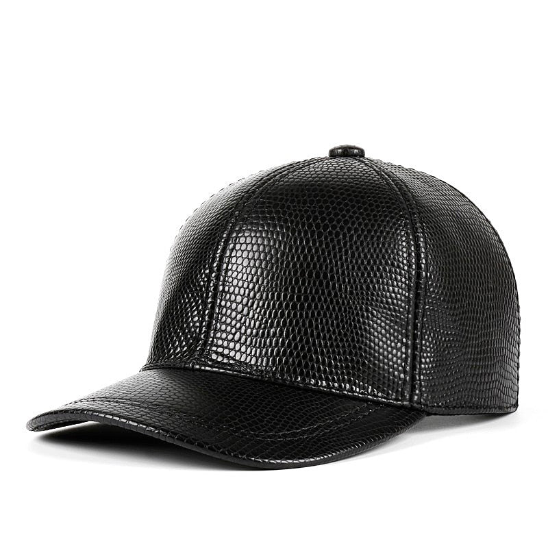 Classic Leather Baseball Cap