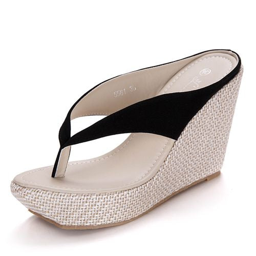 Zena Woven Platform Wedges