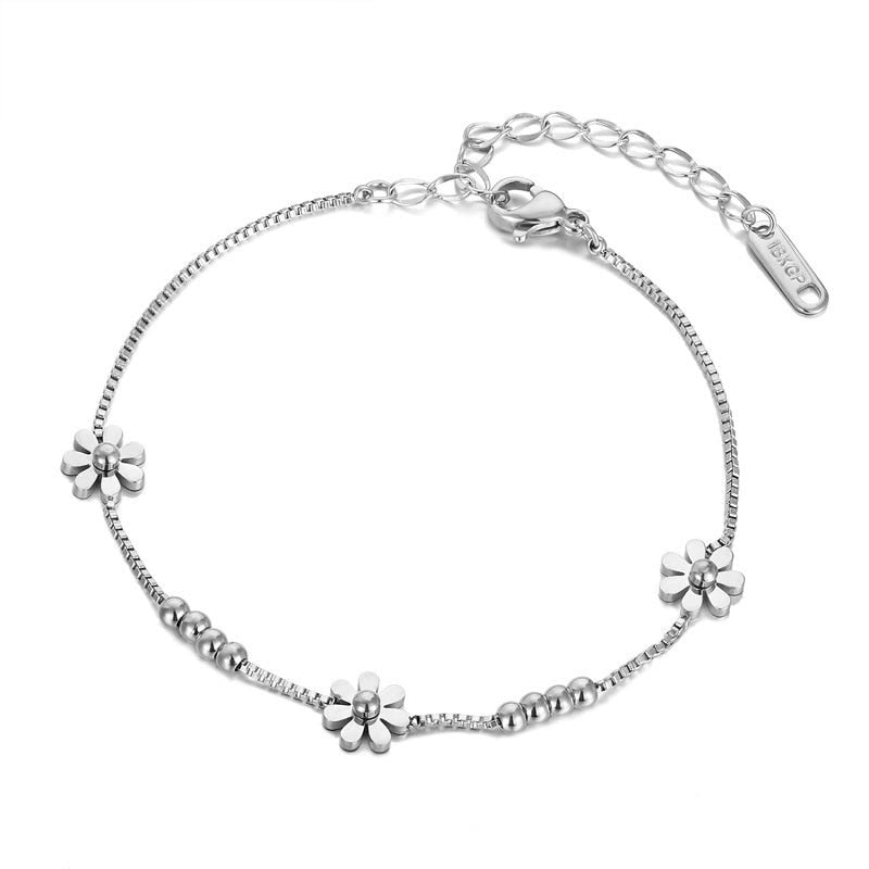 Flower Chain Anklet