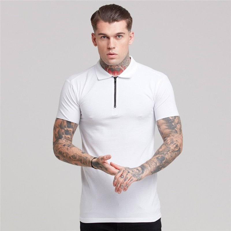 Casual Short Sleeve Polo Shirt