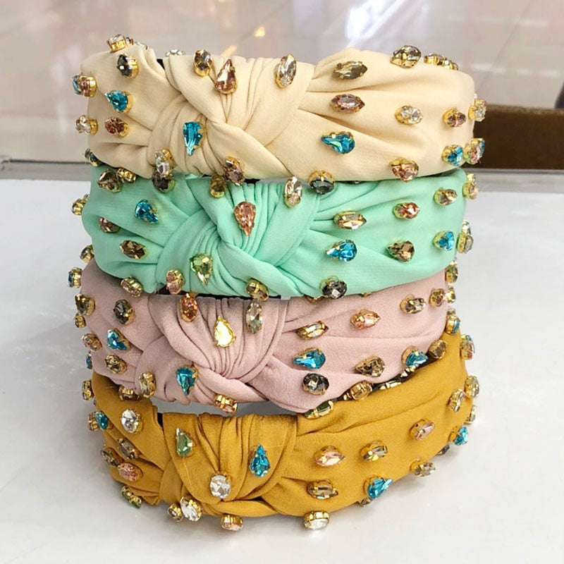 Rhinestone Knot Hairband