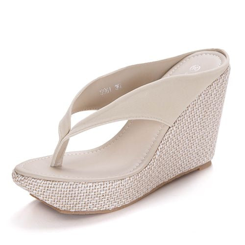 Zena Woven Platform Wedges