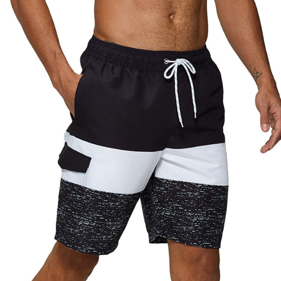 Casual Beach Shorts w/ Drawstrings