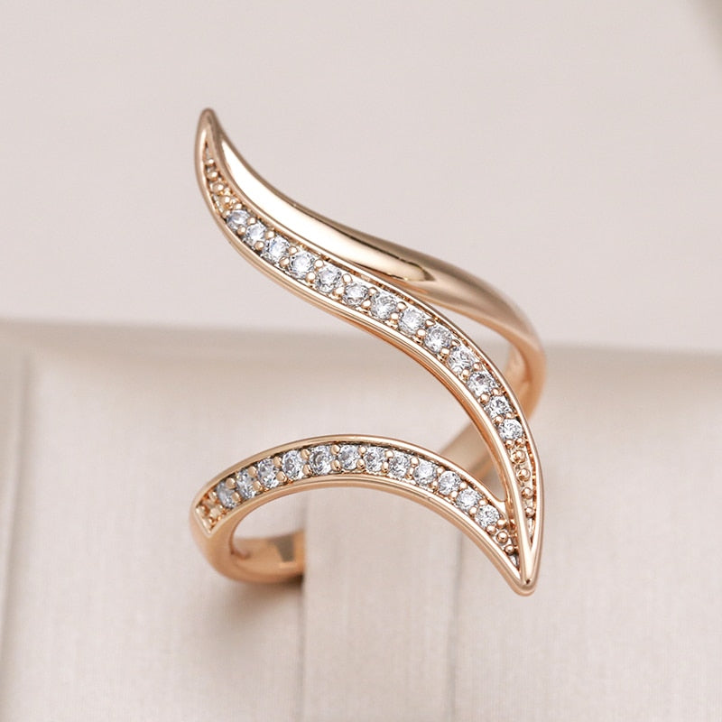 Crystal Curve Ring