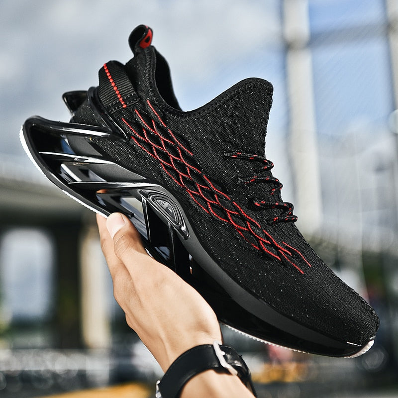 Black Mesh Tennis Shoes